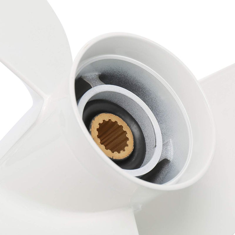 NovelBee 13 1/2x15-K Aluminum Alloy Propeller for Yamaha 60HP 70HP 75HP 80HP 85HP 90HP 115HP 130HP Outboard Motor 6E5-45947-00 - Image 5